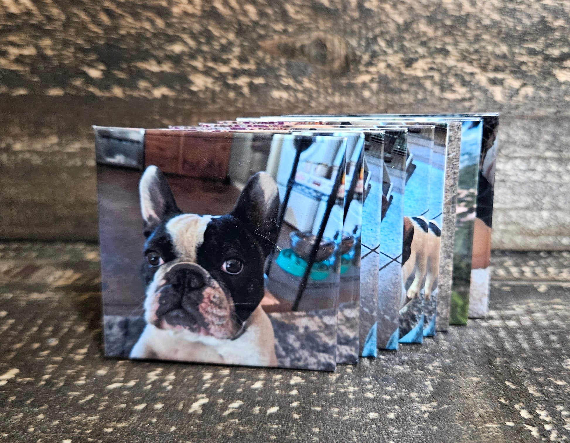 Set of 9 Personalized 2"x2" Square Magnets