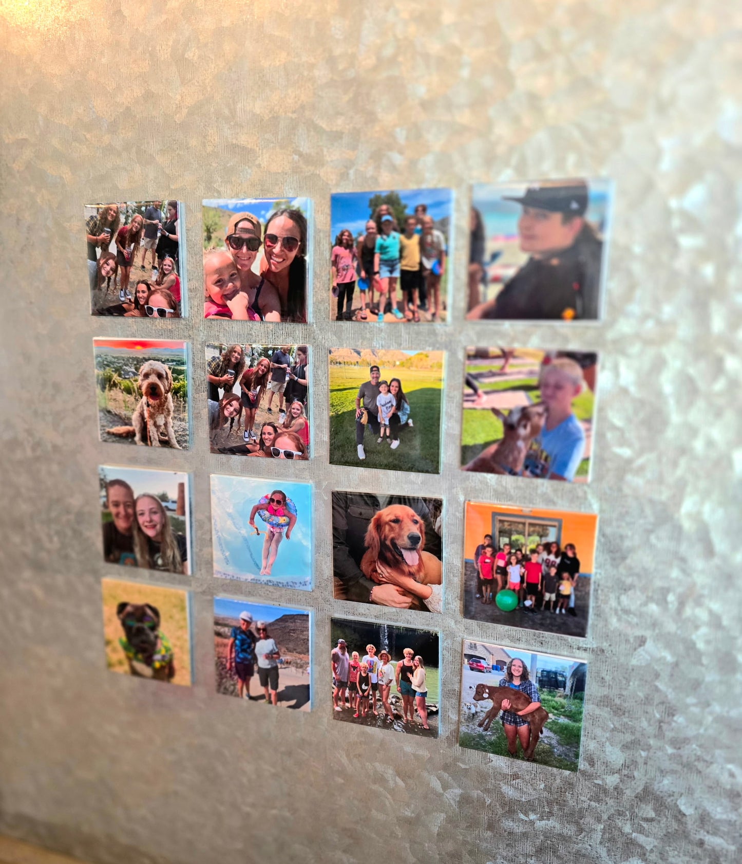 Set of 4 Custom 2" Photo Magnet