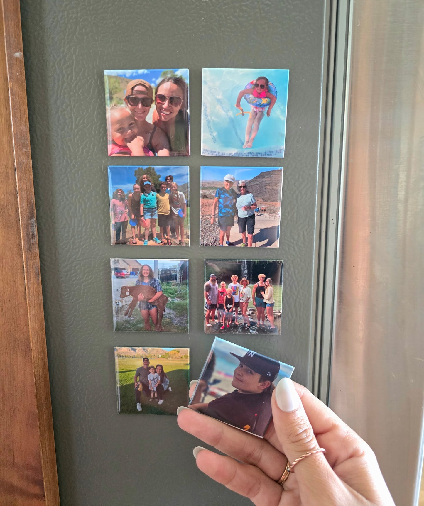 Square Frame and Custom Magnets Bundle