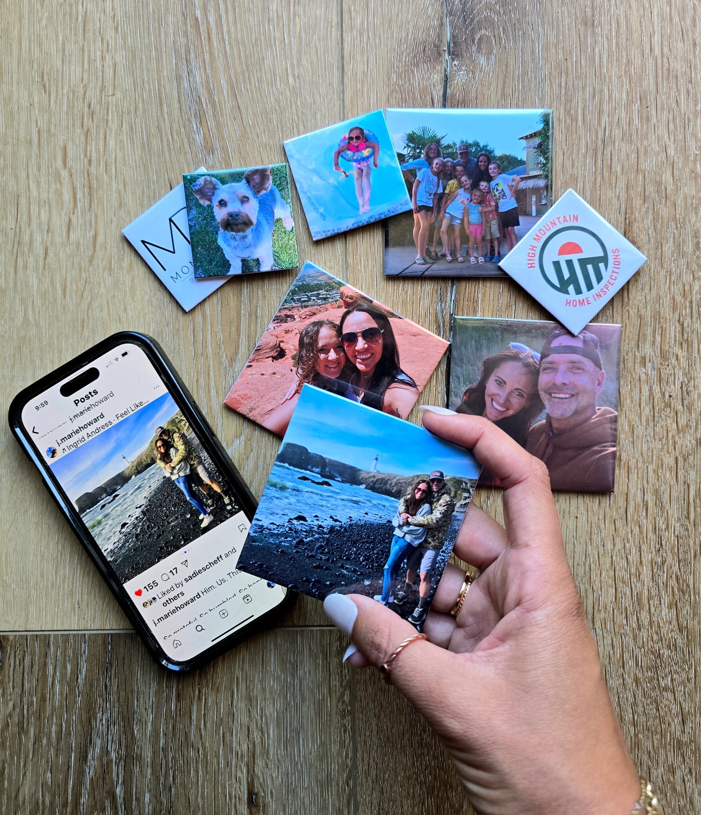 Set of 3 Custom 3" Photos