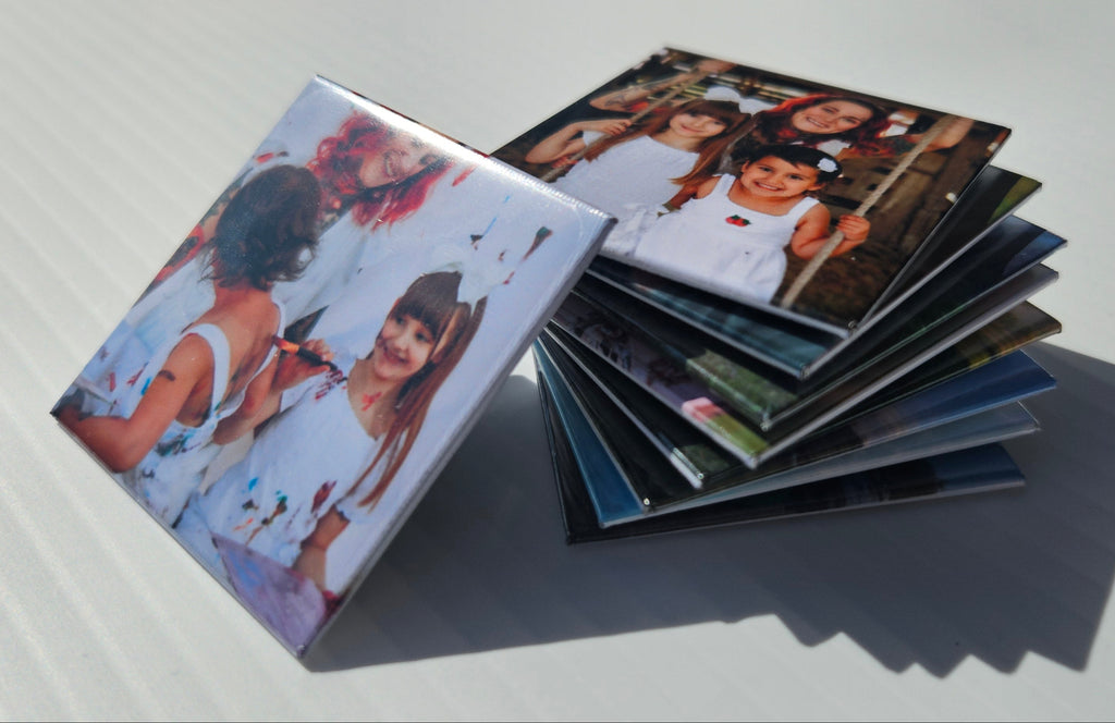 Set of 9 Personalized 2"x2" Square Magnets