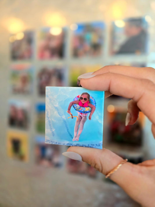 Set of 4 Custom 2" Photo Magnet