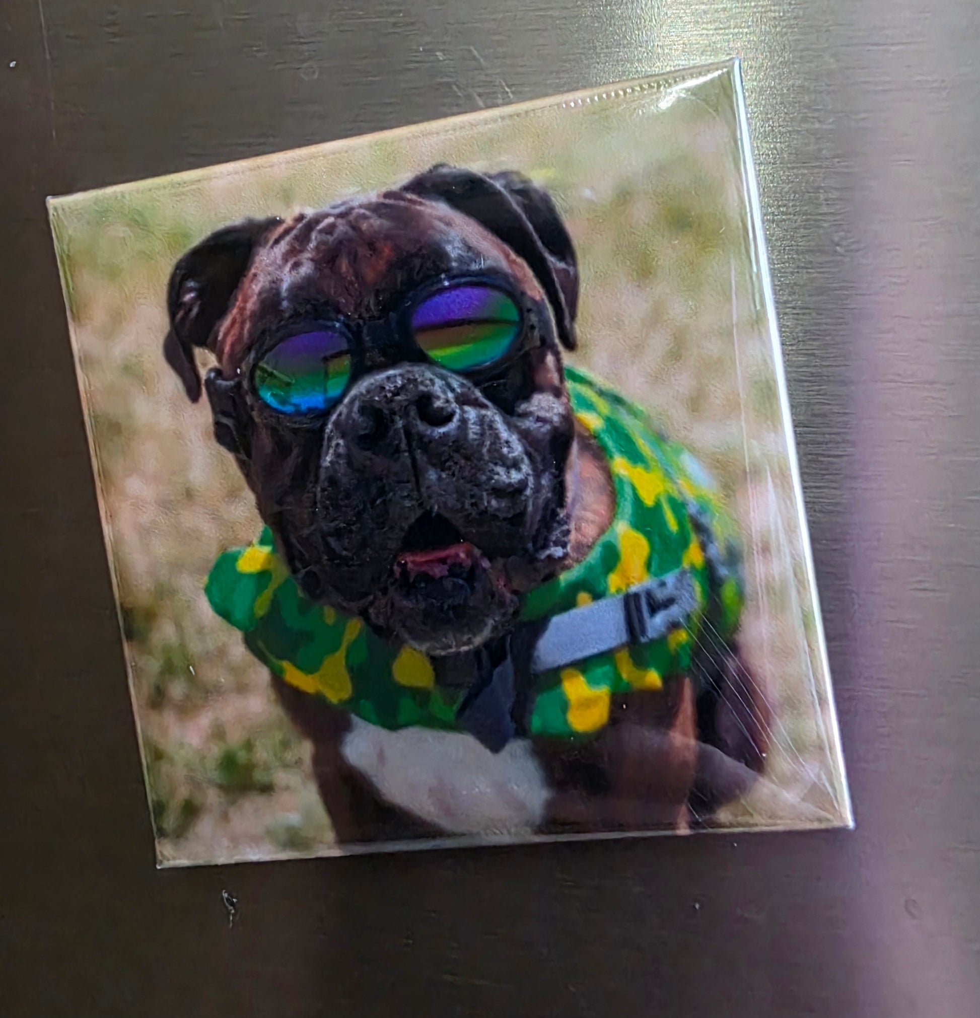 Set of 9 Personalized 2"x2" Square Magnets